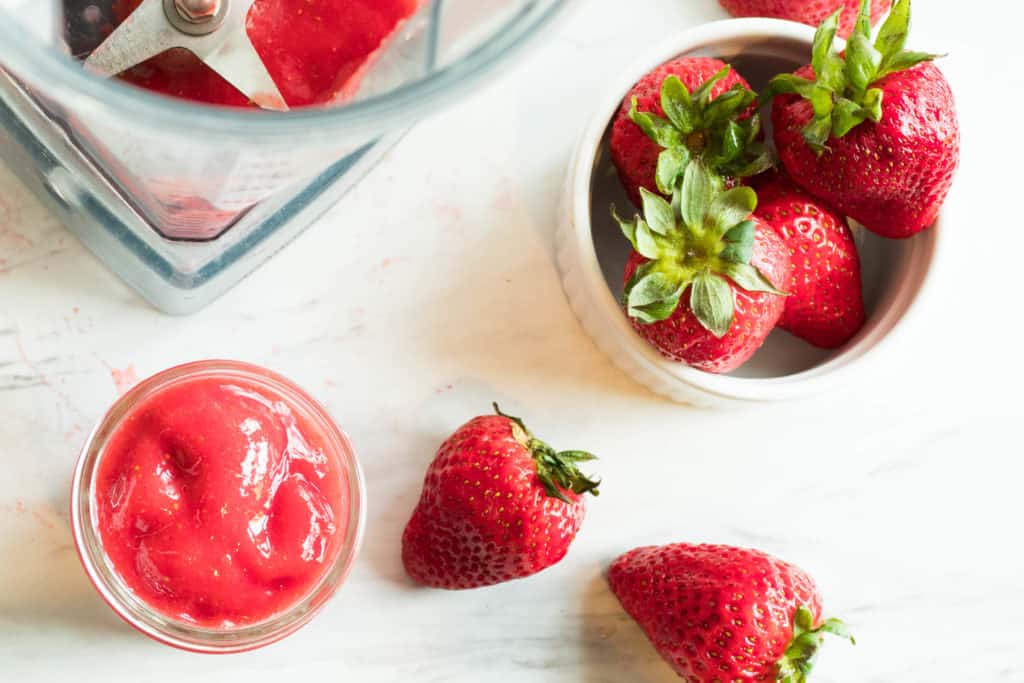 Purees 101 Strawberry Puree • Simple Gray TShirt