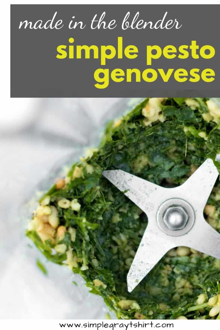 simple, classic pesto genovese • Simple Gray TShirt