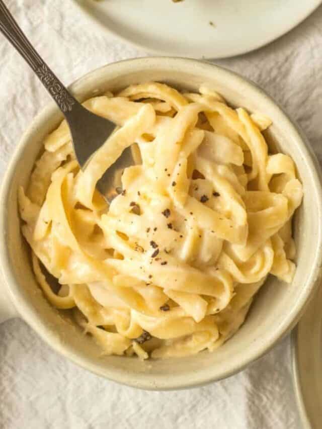 One Pan Fettuccine Alfredo