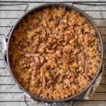 sweet potato pie in a springform pan