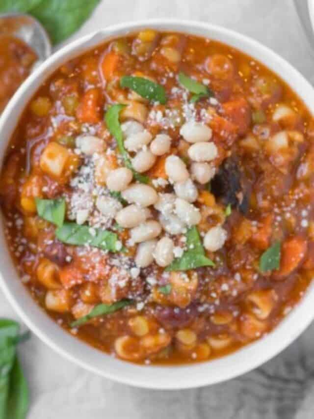 Simple Minestrone Soup