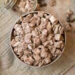 big bowl of puppy chow
