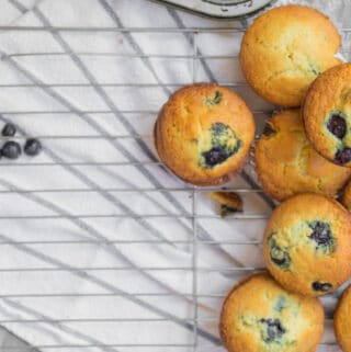 muffins on a cooling rack