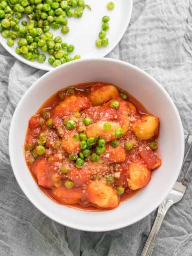 Simple Gnocchi With Sweet Peas