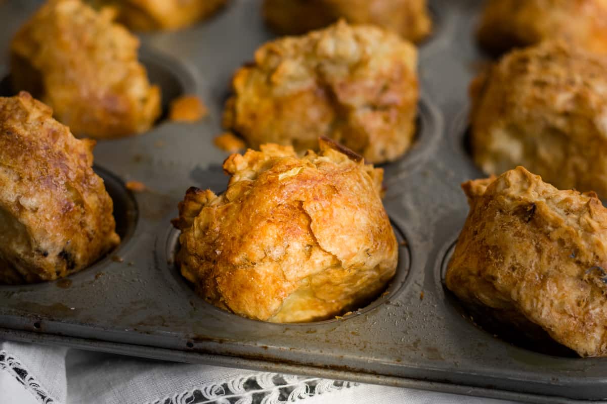 The Easiest Farfel Muffins (Kosher for Passover) • Simple Gray TShirt