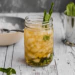 mint julep garnished with mint