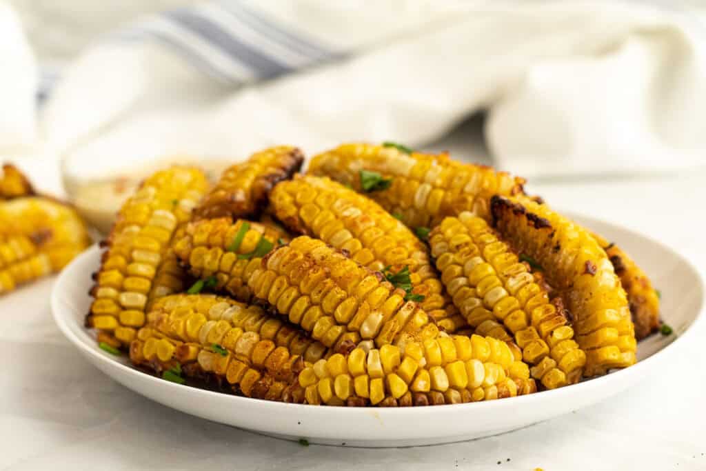 Pc Corn Riblets 4-Ingredient Super Simple Corn Ribs • Simple Gray T-Shirt