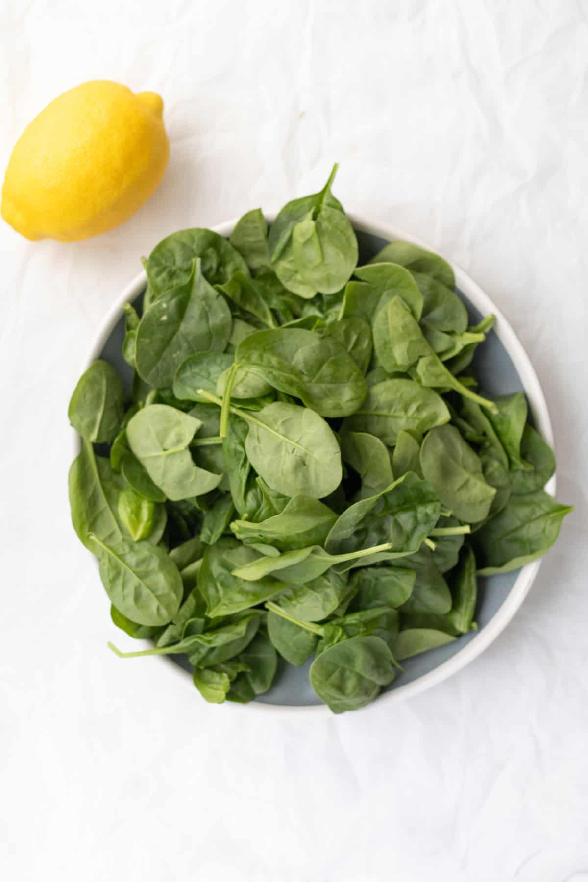 spinach and lemon