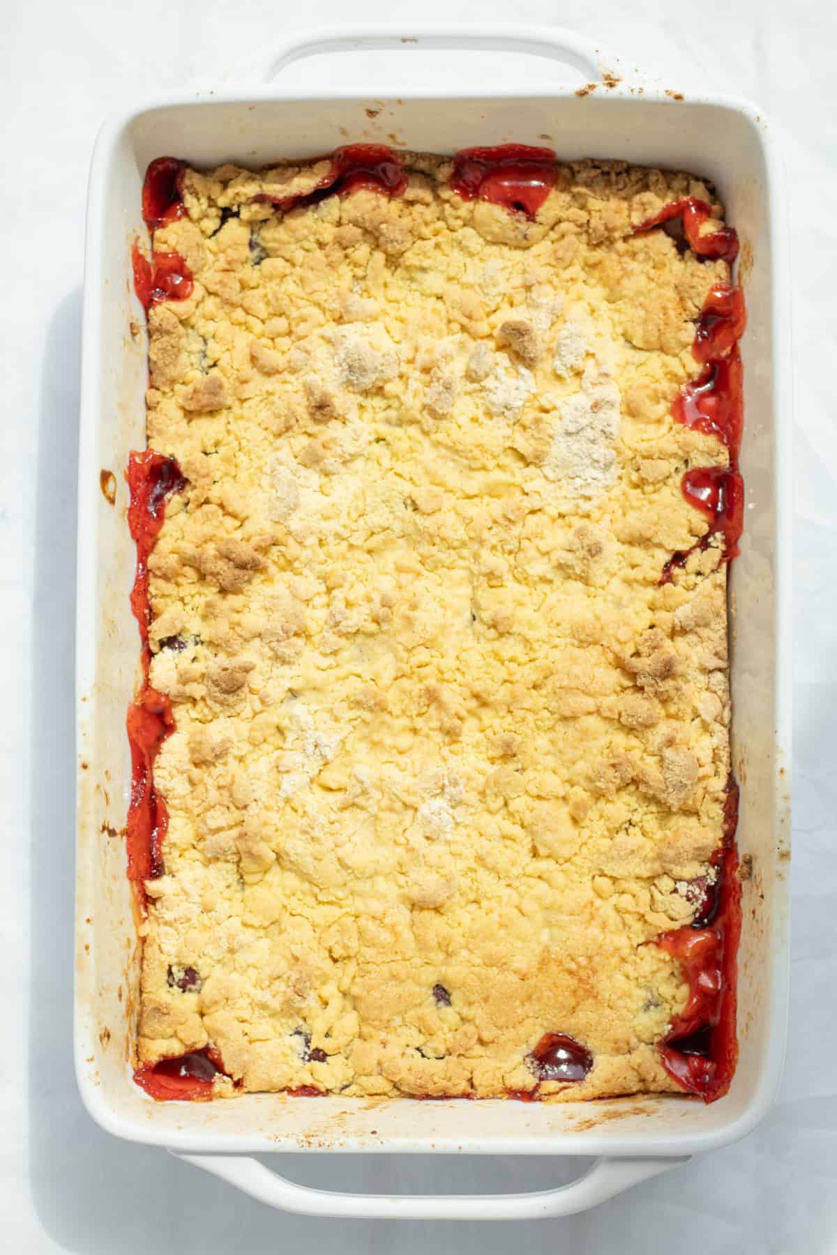 just baked cherry dump cake