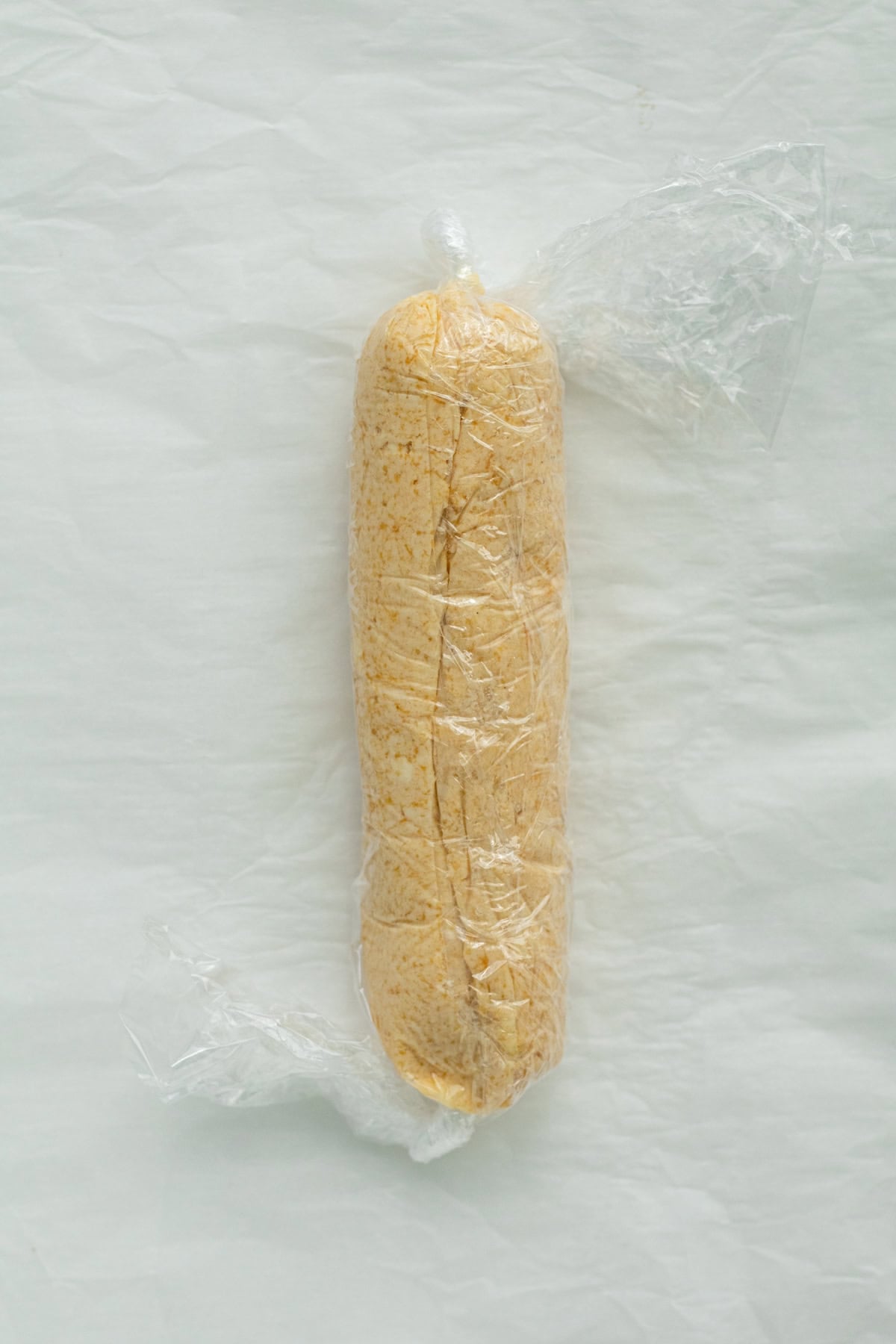 miso butter wrapped in plastic wrap