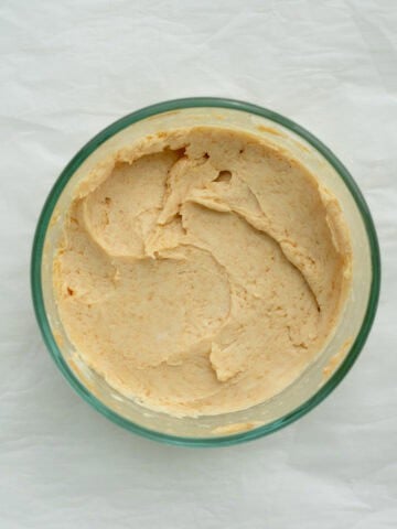 miso butter in a glass bowl