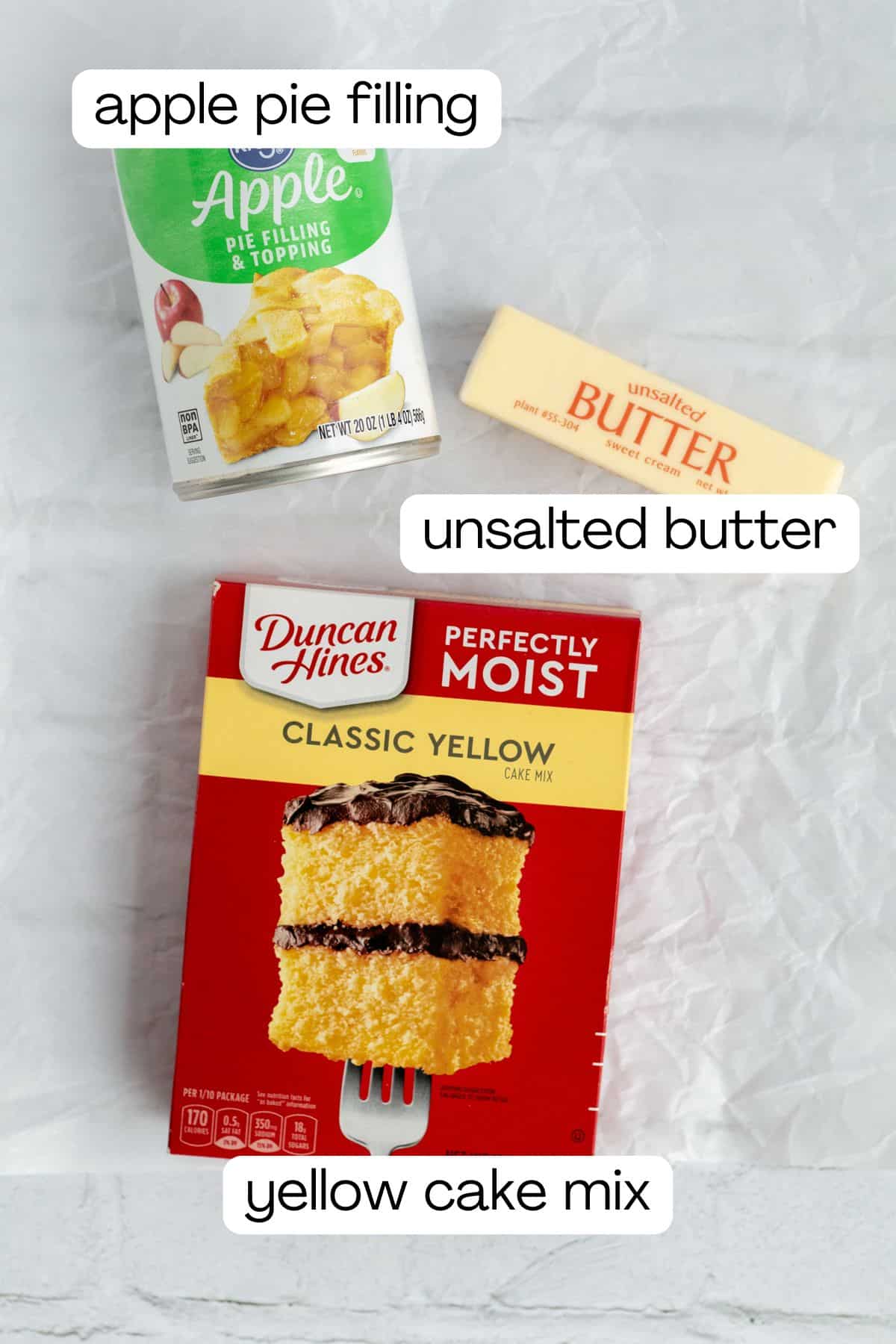 apple dump cake ingredients