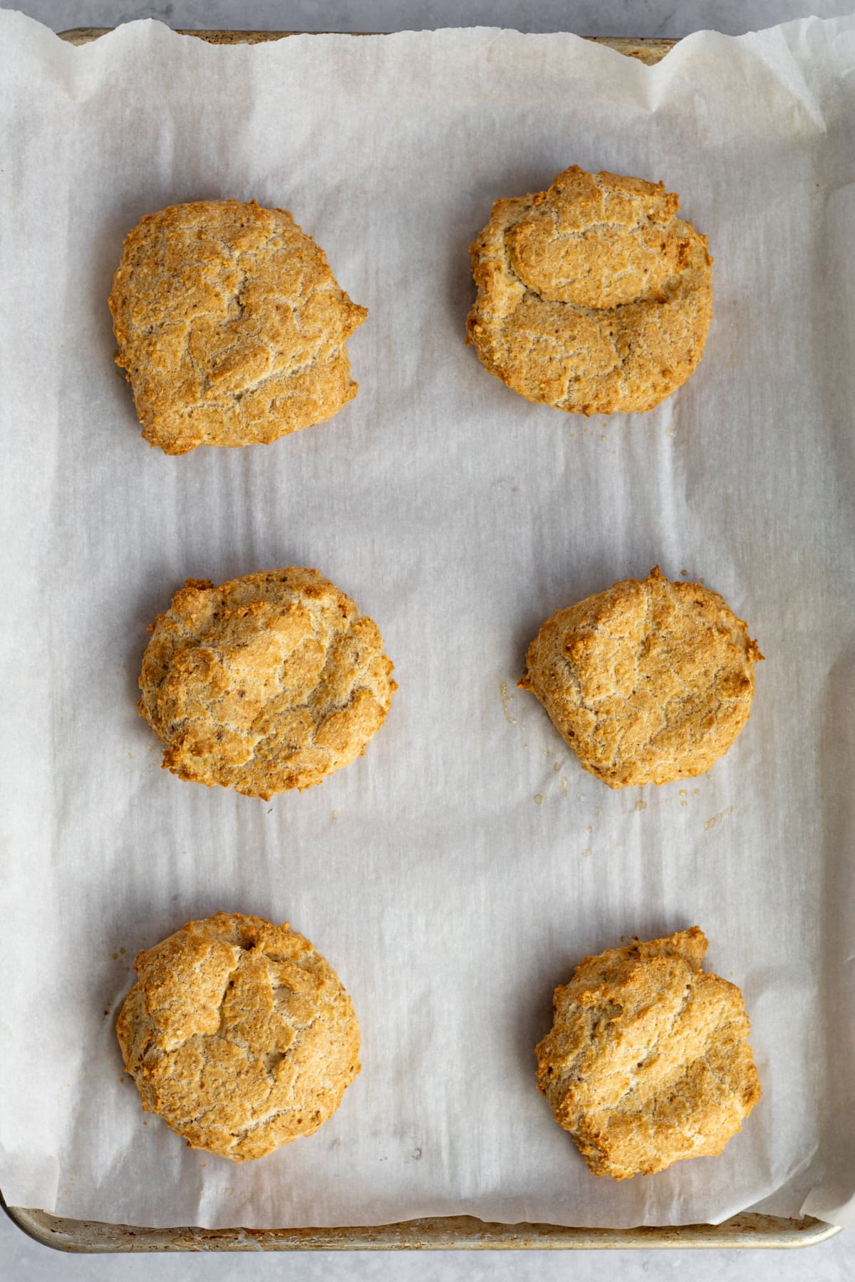 Passover rolls just out of the oven.